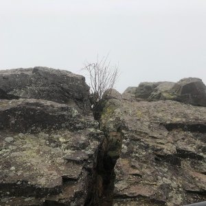 Anežka Boříková na vrcholu Velká skála (1.3.2024 15:05)