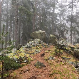 Anežka Boříková na vrcholu Velká skála - Z vrchol (1.3.2024 14:51)