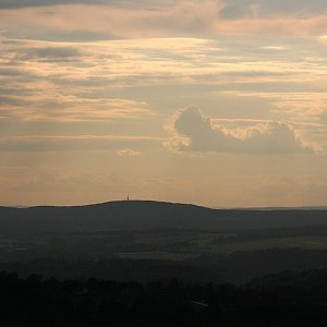 Bouřka na vrcholu U Ovčína (1.9.2022 18:27)