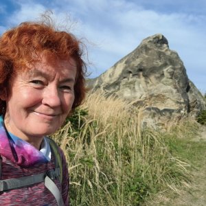 Anna na vrcholu Čertův kámen (7.10.2023)