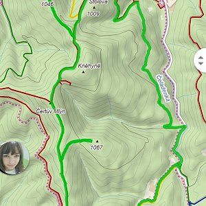 Mirečka Zagorová na vrcholu Magurka (23.4.2022 13:05)