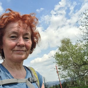 Anna na vrcholu Poľana (11.5.2022)
