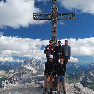 Stanislav Němeček na vrcholu Tofana di Rozes (31.7.2010 16:28)