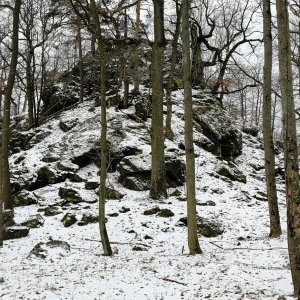 Vladimír Grančay na vrcholu Velká skála (16.1.2024 14:30)