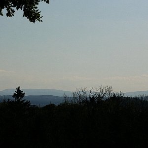 Bouřka na vrcholu Na Kudličkách (8.8.2022 17:38)