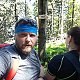 Martin a Jana Halamíčkovi na vrcholu Malý Polom (13.5.2018 14:12)