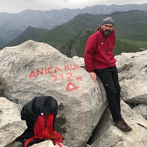 Jaroslav Flidr na vrcholu Anića kuk (6.5.2022)