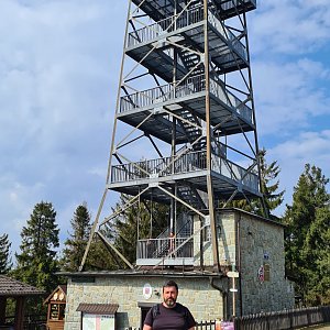Jiří Gryz na vrcholu Velká Čantoryje / Czantoria Wielka (1.5.2022 9:43)