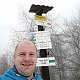 Petr Petrik na vrcholu Velká Čantoryje (3.2.2021 12:30)