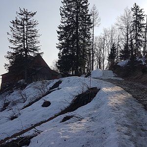 JezMax na vrcholu Velký Stožek / Stożek Wielki (24.3.2022 16:04)