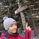 Michelle Sýkorová na vrcholu Folvark (6.1.2022 12:35)
