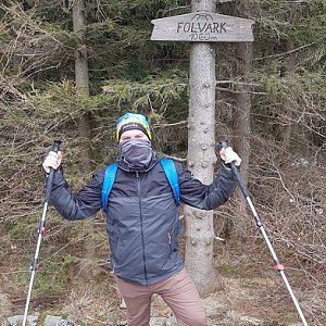 Petr Zajac na vrcholu Folvark (3.4.2020 15:45)