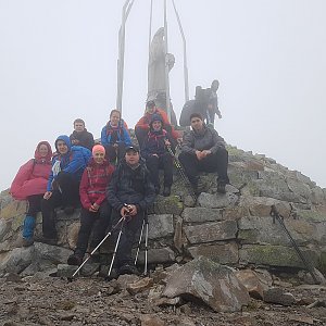 Denisa na vrcholu Chomiak (30.6.2018 13:00)