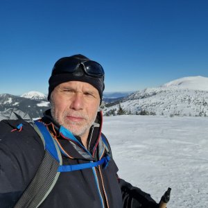 Rastislav Biarinec na vrcholu Skalka SV (20.1.2024 11:00)