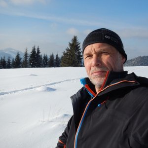 Rastislav Biarinec na vrcholu Vyšný Brankov (28.2.2018 15:00)