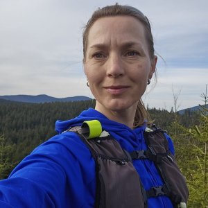 Marcela Kubíčková na vrcholu Kladnatá (26.3.2024 16:00)