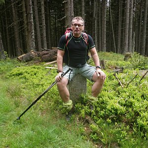 Vladimír Grančay na vrcholu Větřín (30.5.2015 13:26)