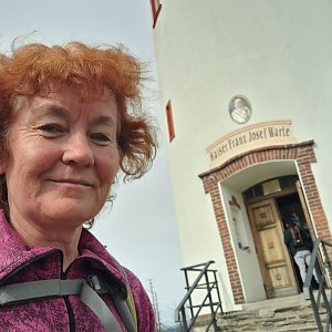 Anna na vrcholu Biskupská kupa (30.4.2022)