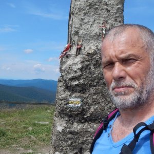 Rastislav Biarinec na vrcholu Wielka Rawka (23.7.2020 10:22)