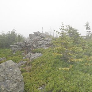 Vladimír Grančay na vrcholu Poledník - S vrchol (29.6.2014 12:27)