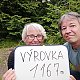 Jana a Pavel Kasaničovi na vrcholu Výrovka (9.7.2022 13:40)