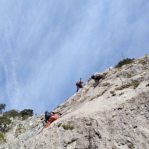Léňa Manová na vrcholu Drachenstein (22.9.2019 10:45)