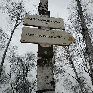 Martin Kovalski na vrcholu Halda Ema (25.12.2021 14:42)
