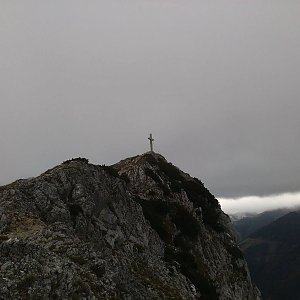 Pavla Lžičařová na vrcholu Pfaffenstein Westgipfel (1.1.2019 18:03)