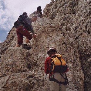 Vratislav Sejkora na vrcholu Toblinger Knoten (25.7.2004 13:25)