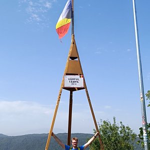 Jiří Hudec na vrcholu Tâmpa (25.8.2022 11:47)