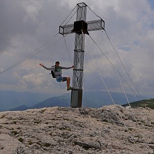 Jiří Králík na vrcholu Waxriegel (3.6.2017 11:59)