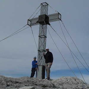 Michal Kříž na vrcholu Waxriegel (19.8.2015 9:22)