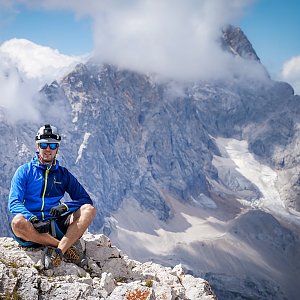 Jiří Králík na vrcholu Alpspitze (13.8.2022 12:19)