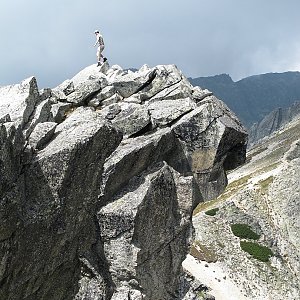 Martin Matějka na vrcholu Predné Solisko (23.8.2011 12:55)