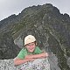 Martin Matějka na vrcholu Predné Solisko (23.8.2011 12:55)