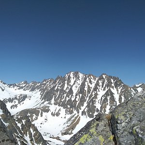 Šárka na vrcholu Predné Solisko (19.4.2019 14:03)