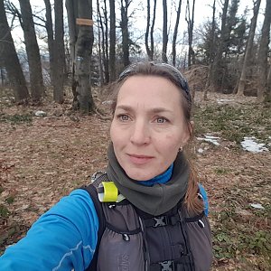 Marcela Kubíčková na vrcholu Kamenárka (28.12.2022 13:15)