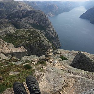 Pospa na vrcholu Neverdalsfjell 