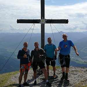 Michal Kříž na vrcholu Stoderzinken (30.7.2021 11:30)