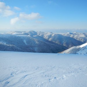 Rastislav Biarinec na vrcholu Dlhý grúň (17.1.2021 13:09)