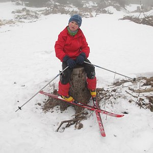 Martin Matějka na vrcholu Haida (16.2.2011 16:03)