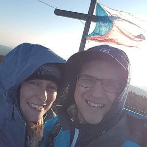 Michaela Karásková na vrcholu Jizera (15.11.2021 14:53)