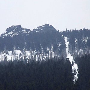 Martin Matějka na vrcholu Jizera (20.3.2010 14:15)