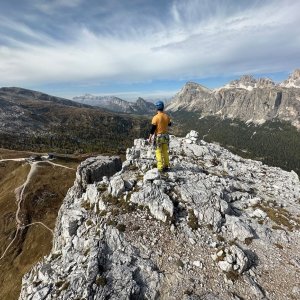 Martin Malý na vrcholu Torre Grande (14.10.2023 12:00)