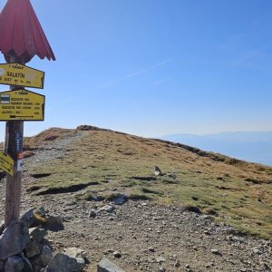 Marcela Kubíčková na vrcholu Malý Salatín (28.9.2023 11:00)