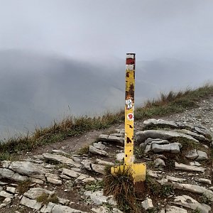 ZdenkaV na vrcholu Steny, severný vrchol (11.9.2022)