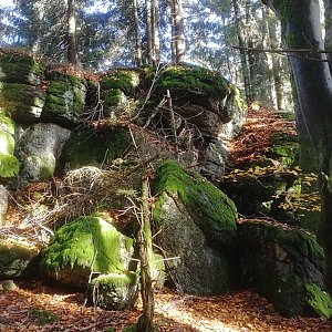 Vladimír Grančay na vrcholu Lovčí hřbet - SZ vrchol (4.11.2023 13:41)