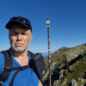 Rastislav Biarinec na vrcholu Ostredok (7.9.2023 9:51)