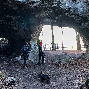 Radim na vrcholu Jeskyně Šipka (27.12.2020)