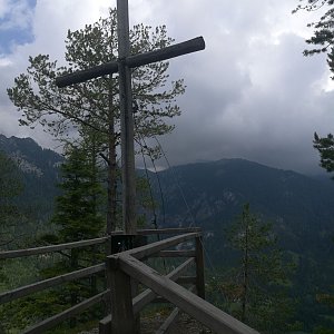 Martin Malý na vrcholu Sattelberg (31.7.2019 12:20)